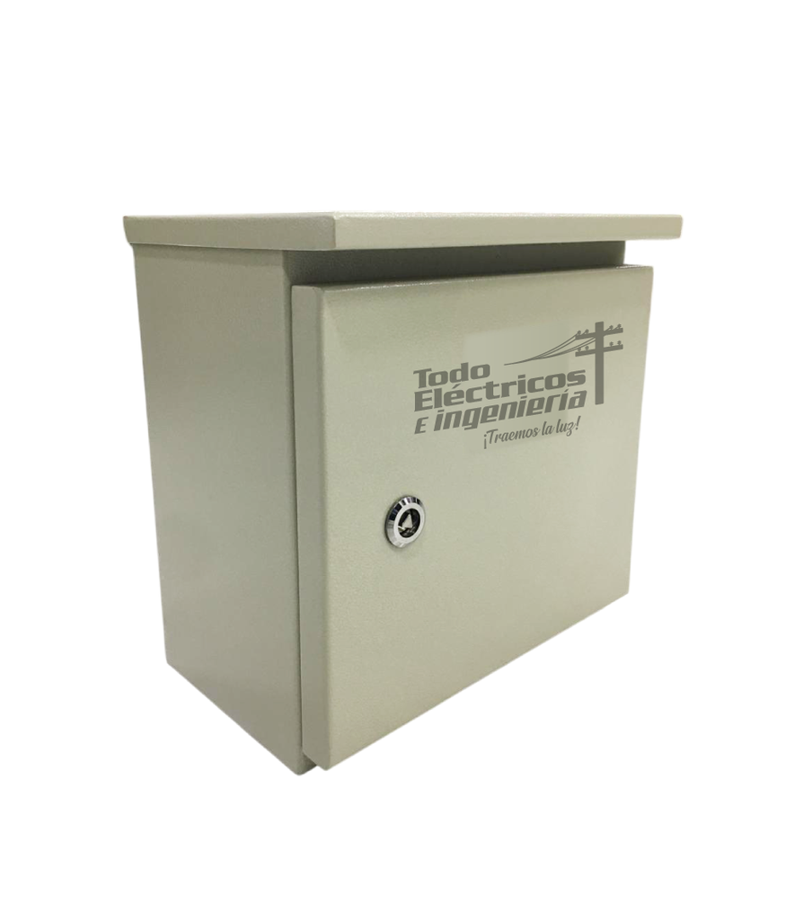 CAJA EMPALME 40X40X25 DOBLE FONDO CON CHAPA