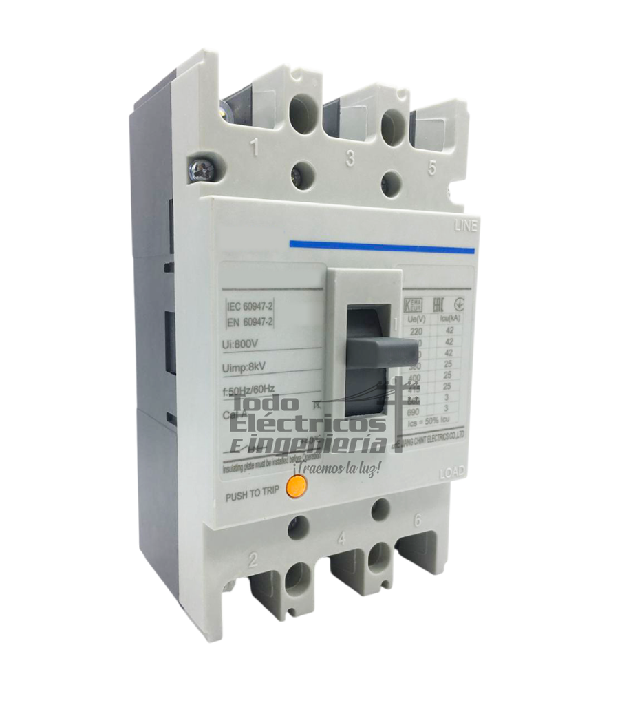 BREAKER INDUSTRIAL TRIFASICO 200A     