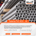 TUBO PVC 1 1/4" SCH 40    