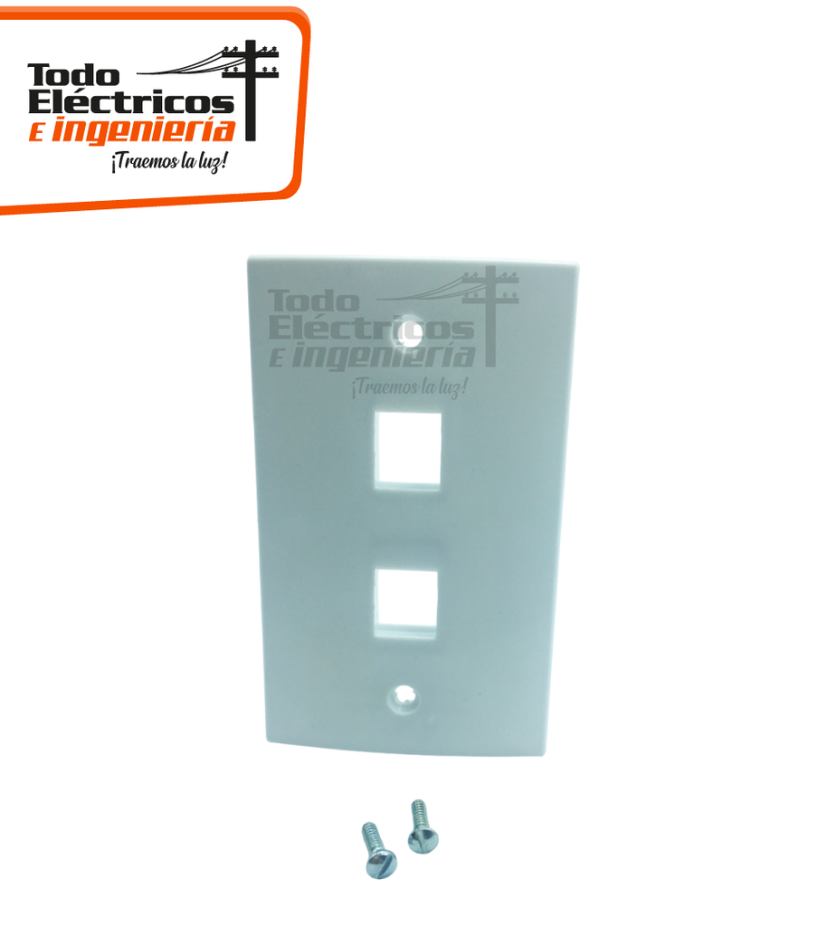 FACE PLATE DOBLE      