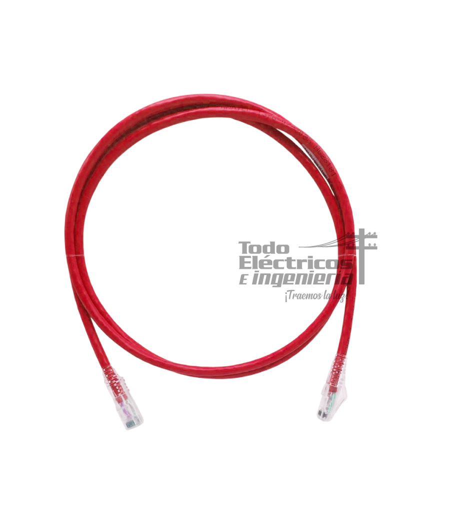 COMP PATCH CORD 5 5FT ROJO   