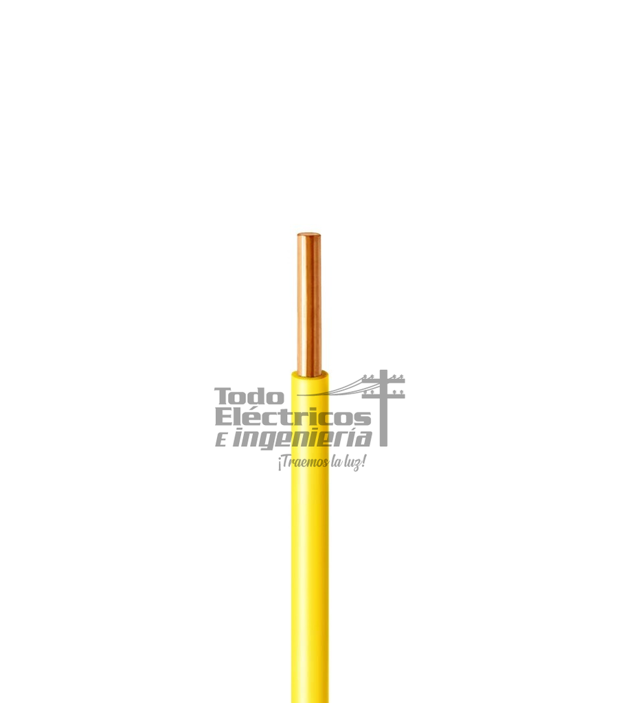 ALAMBRE 8 AMARILLO THHN/THWN C     