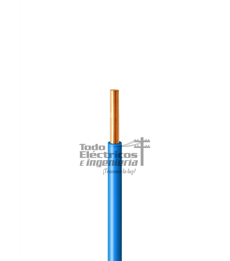 ALAMBRE 8 AZUL THHN/THWN C     