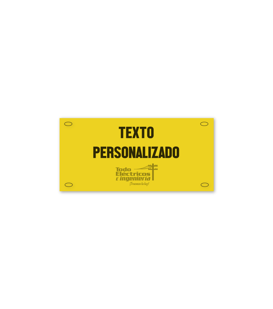 AVISO 4X2 ACRILICO      