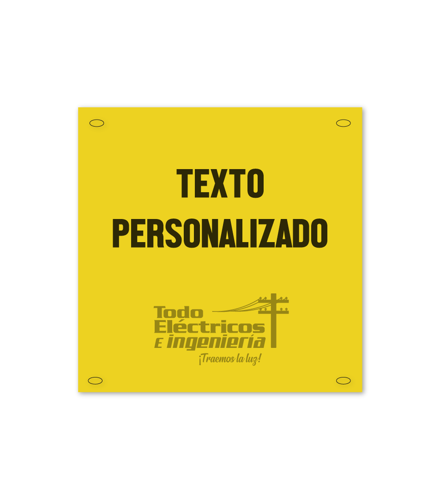 AVISO 15X15 ACRILICO      