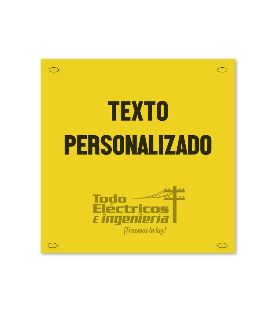 AVISO 20X20 ACRILICO      