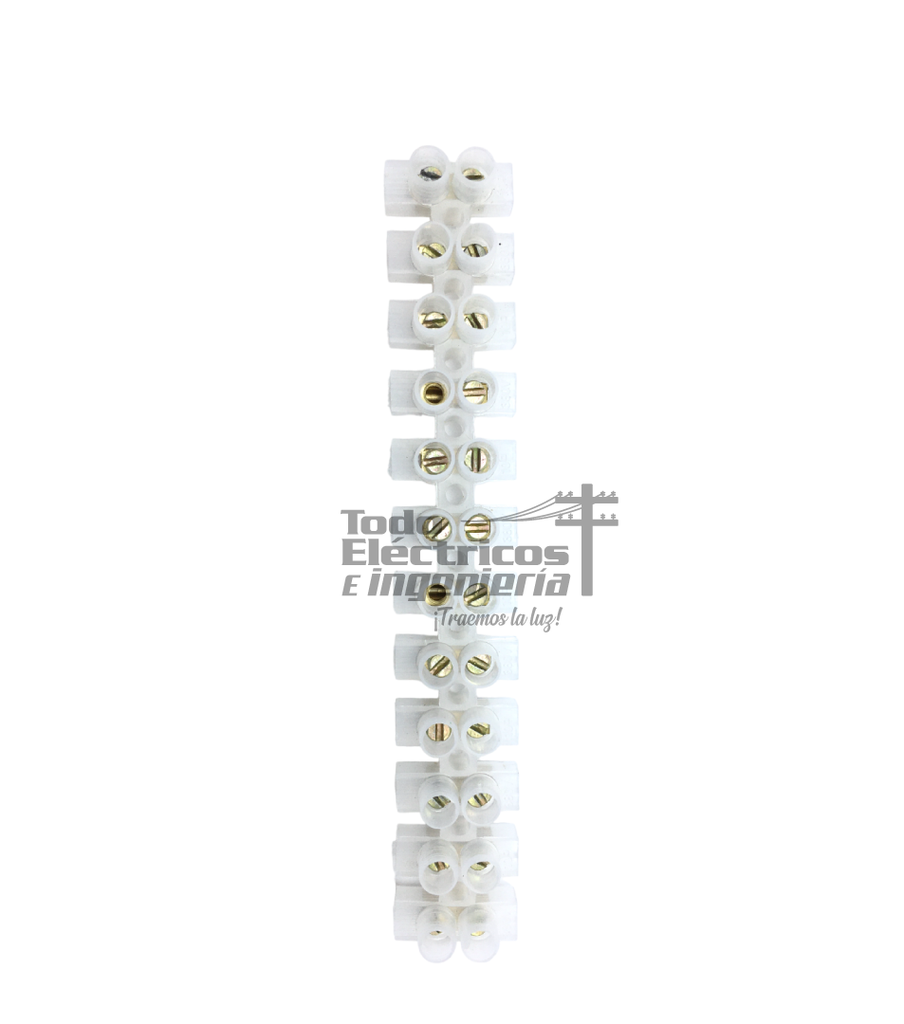 BORNERA PLASTICA 10A BLANCA     