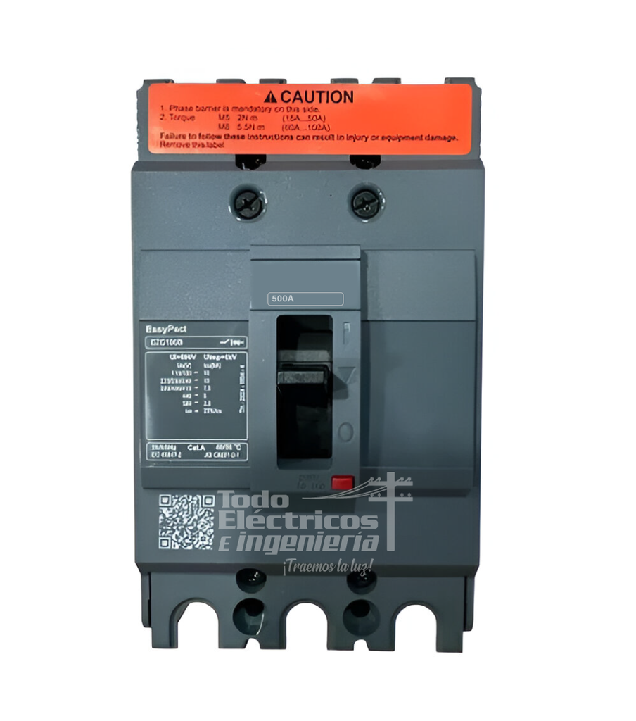 BREAKER INDUSTRIAL TRIFASICO 500A     