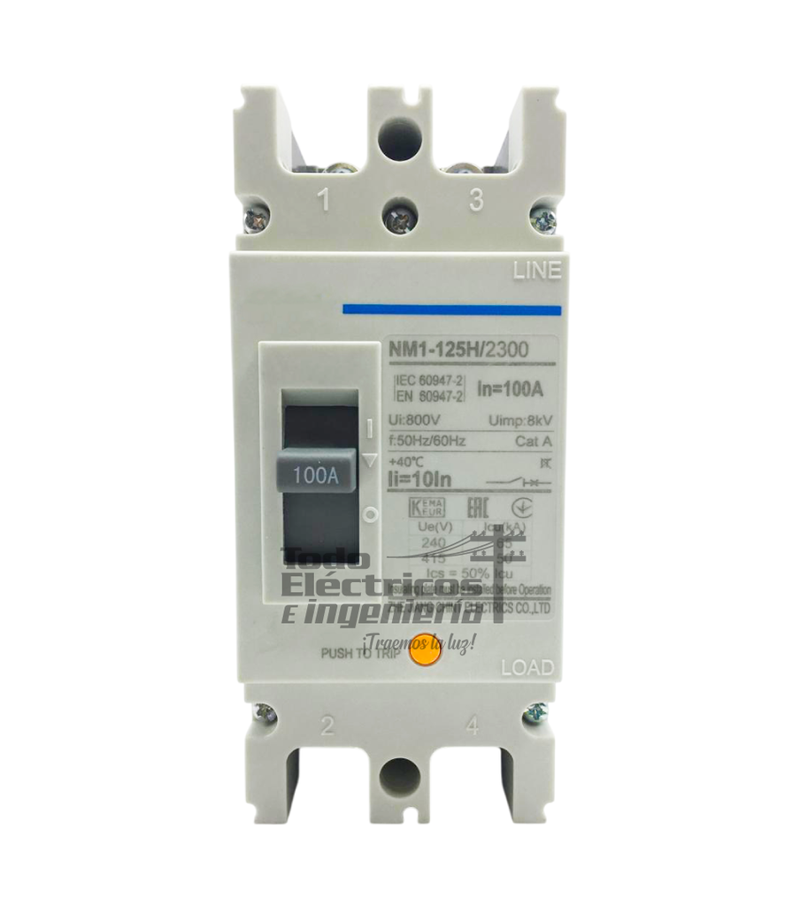 BREAKER INDUSTRIAL 2X100A    
