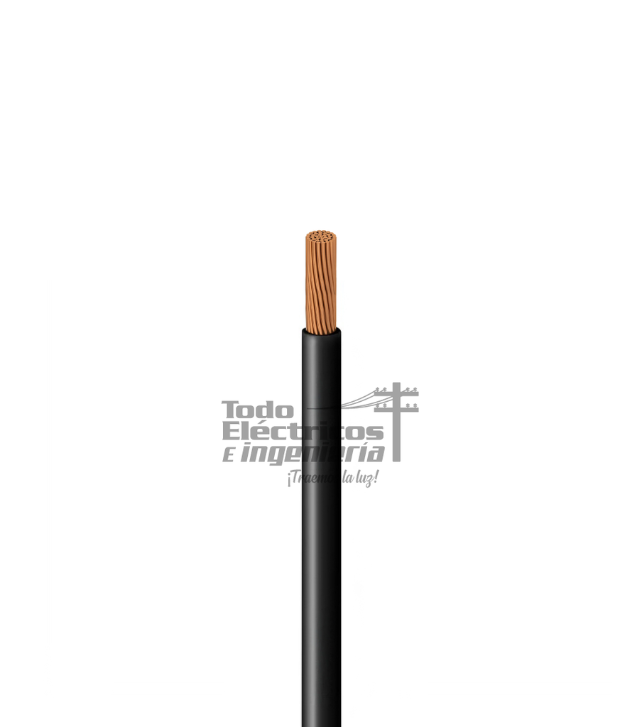 CABLE LIBRE DE HALOGENOS 2 NEGRO     