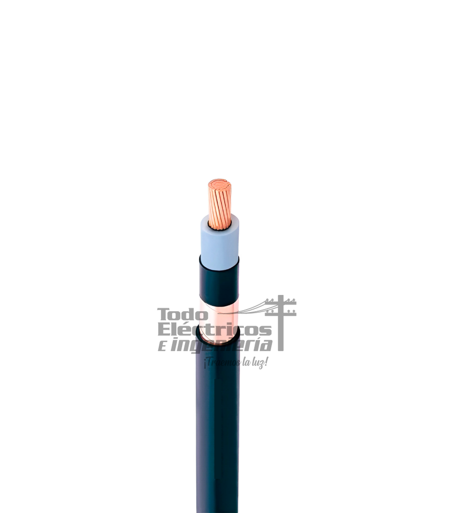 CABLE MONOPOLAR 1/0 15KV AL XLP 100% PANTALLA HILOS