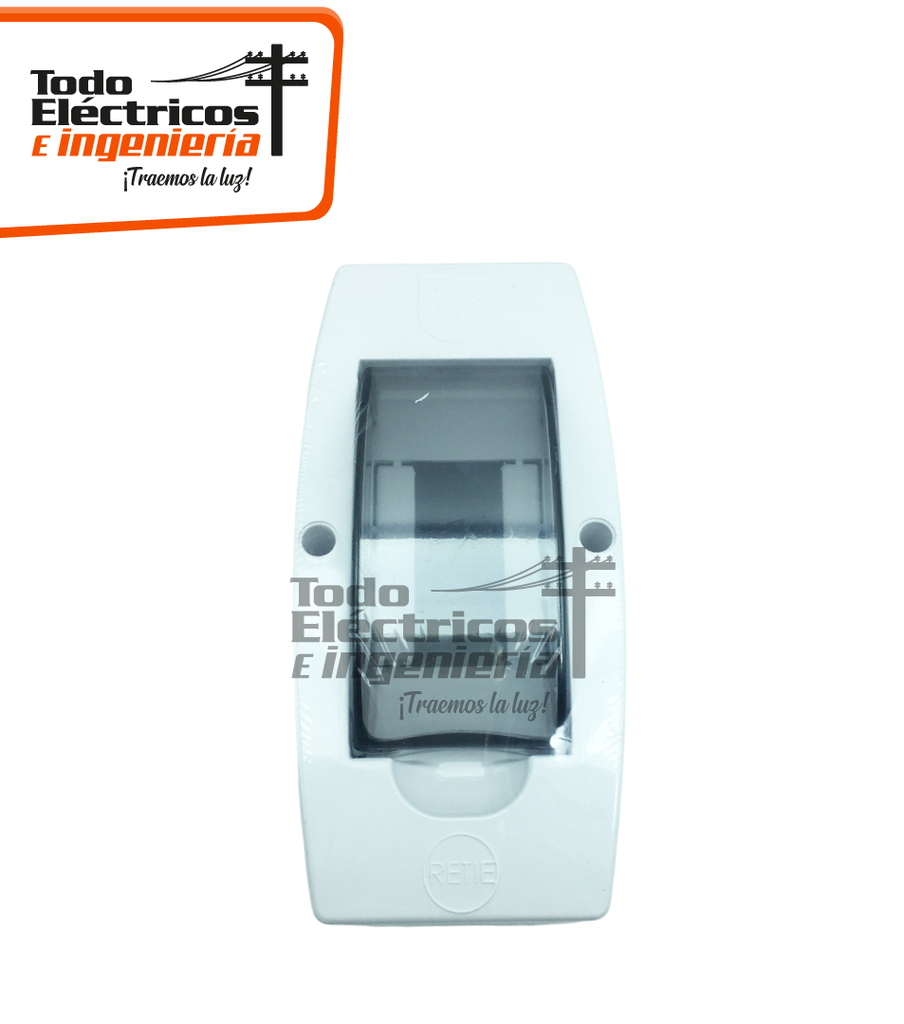 TABLERO 2 CTOS RIEL SOBREPONER