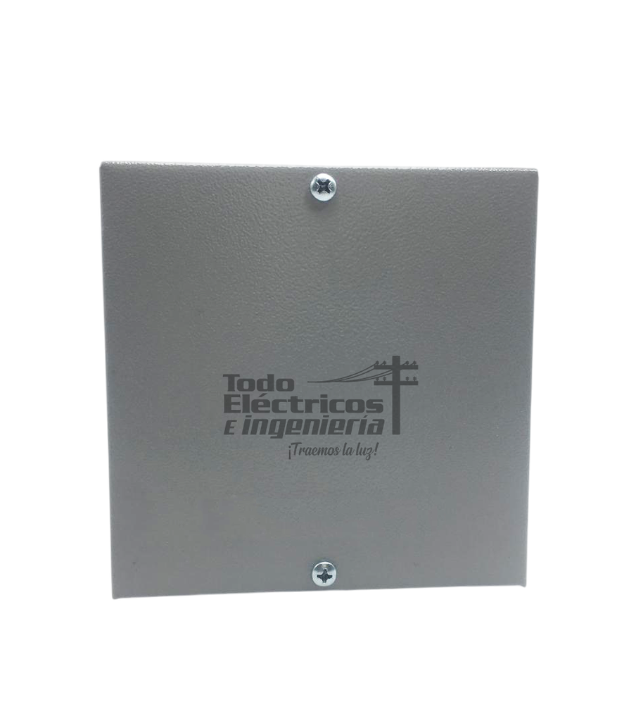 TAPA CAJA TROQUELADA CIEGA GRIS  