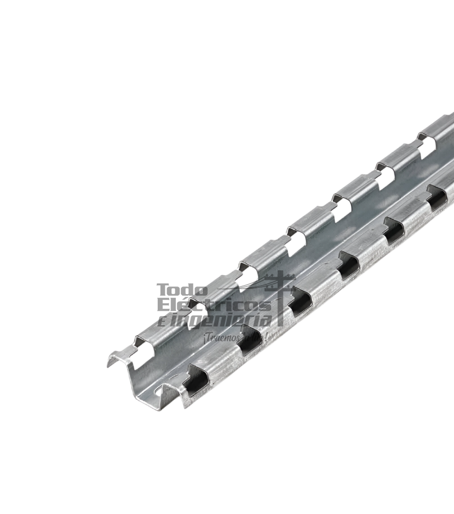 PERFIL METALICO DENTADO 2X4CM X 3M    