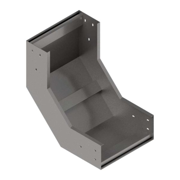 CURVA METALICA 40X8 VERTICAL INTERIOR PARA DUCTO   