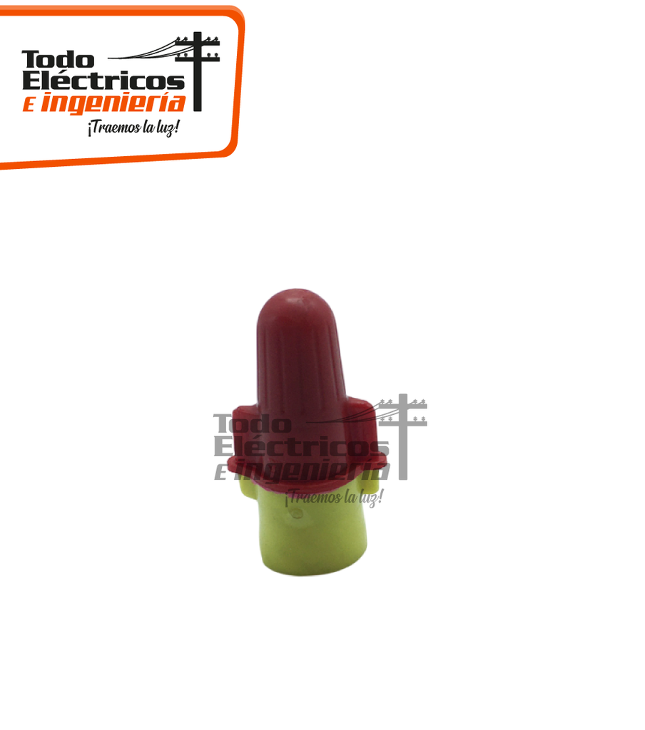 CONECTOR RESORTE EMPALME ROJO-AMARILLO GRANDE 3M 