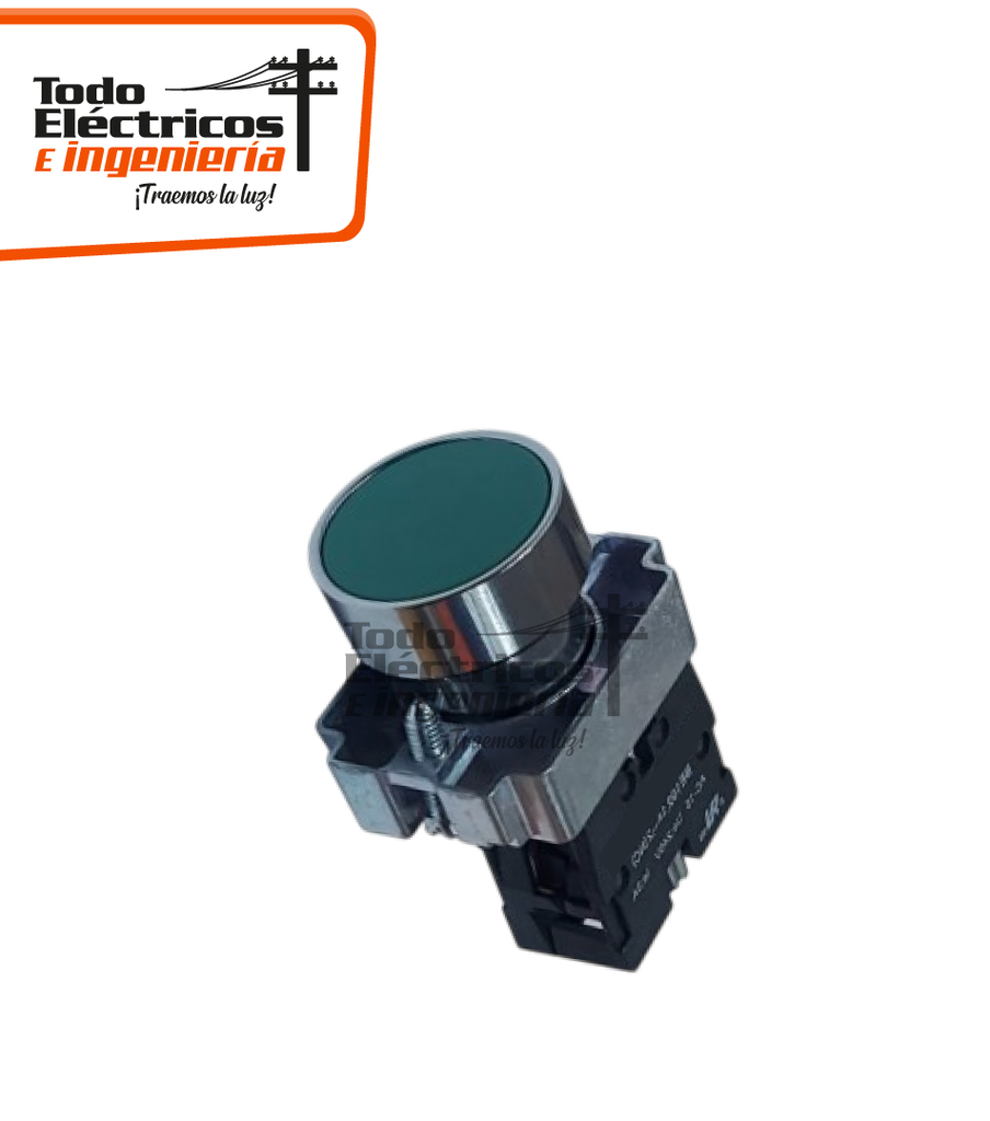 PULSADOR VERDE CONTACTOR 1NA   