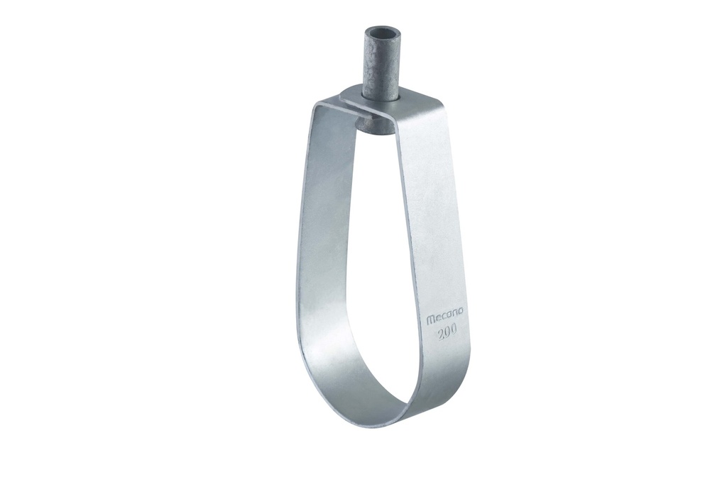 ABRAZADERA GALVANIZADA 4" CUELGA T/PERA    