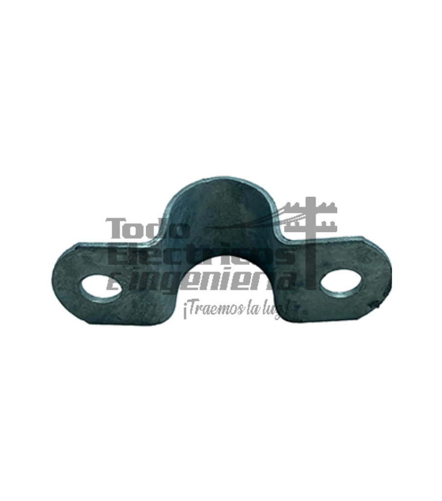 ABRAZADERA GALVANIZADA AL CALIENTE 3/4" DOBLE ALA ANTIFRAUDE #4  
