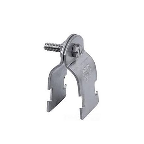 ABRAZADERA GALVANIZADA 4" RIEL MECANO    