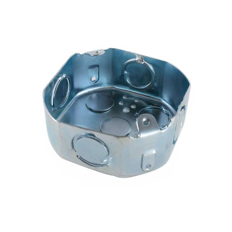 CAJA OCTAGONAL GALVANIZADA      