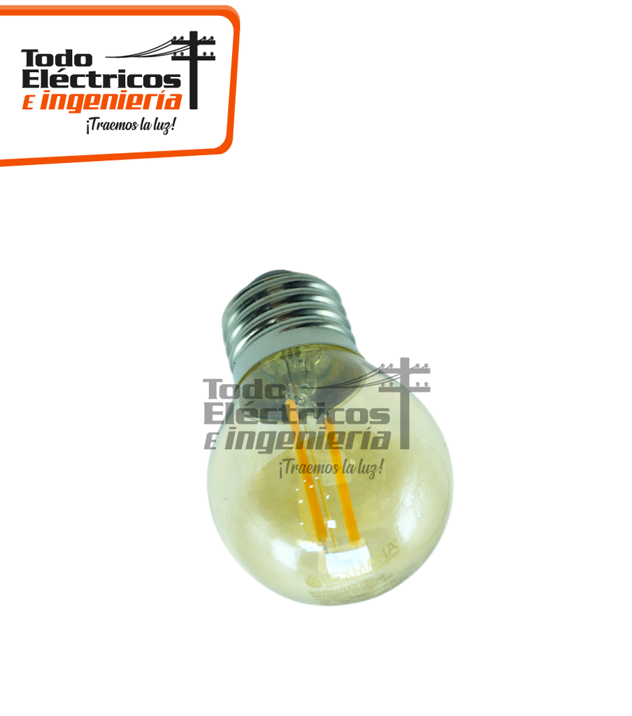BOMBILLO LED FILAMENTO 2W 3000K  LUZ CALIDA