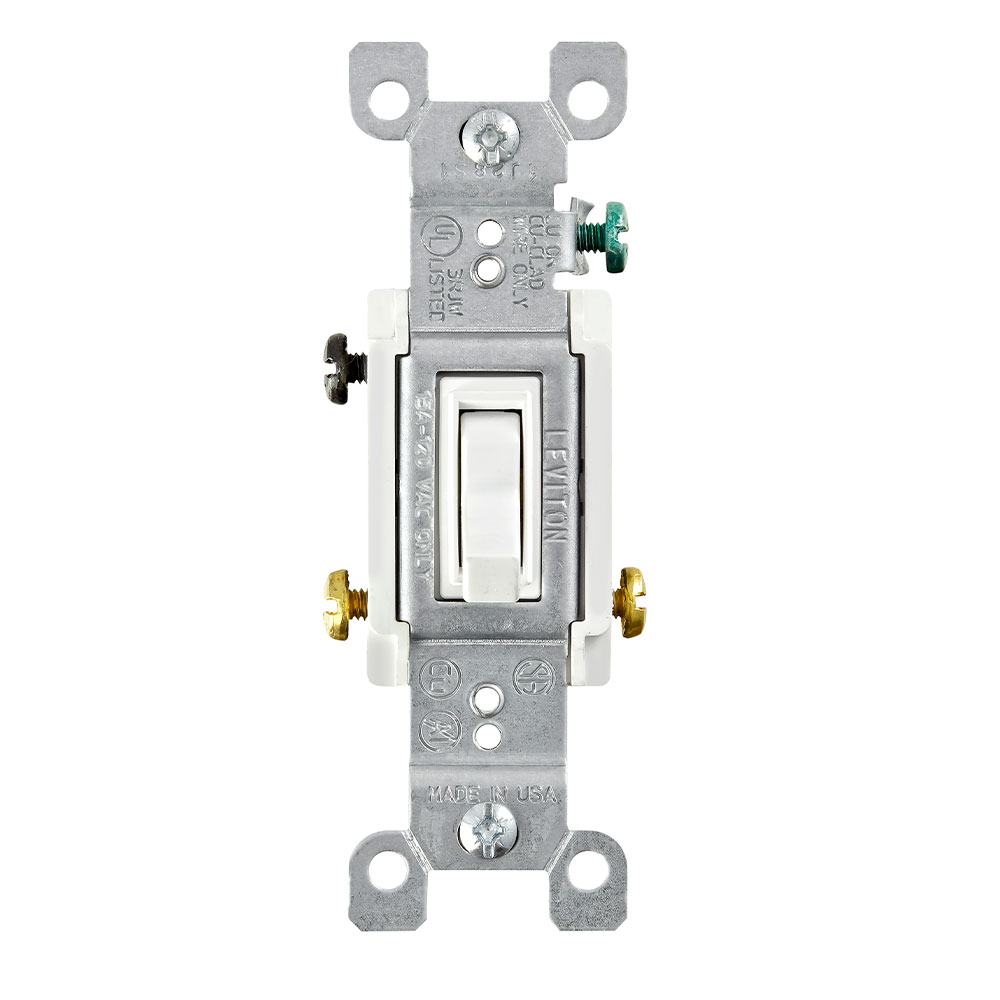 LEVITON SWITCH BLANCO SENCILLO     