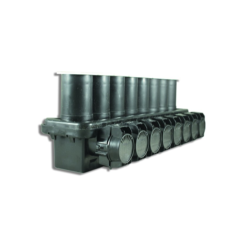 REGLETA 8 VIAS SERIE 8000 BIMETALICA   