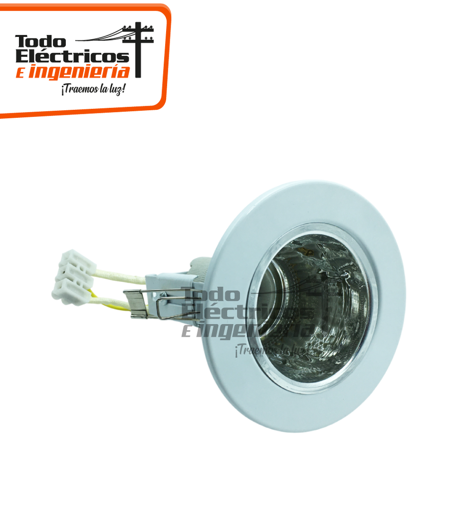OJO DE BUEY 4" E27 SIN VIDRIO BLANCO    