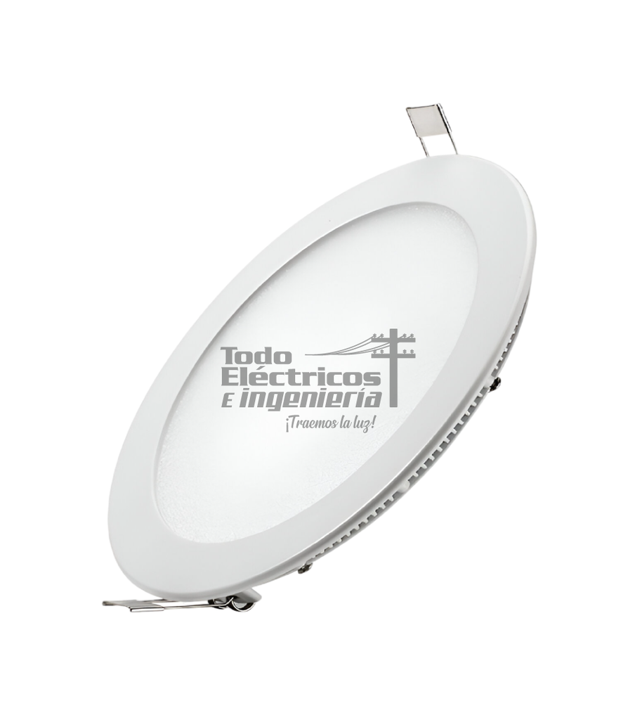 PANEL LED 12W INCRUSTAR REDONDO 3000K LUZ CALIDA