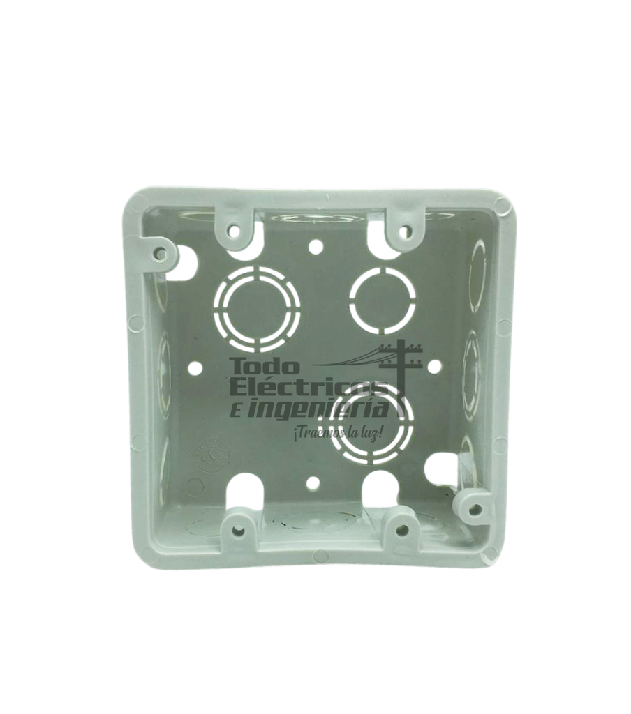 CAJA PVC 4X4 BLANCA