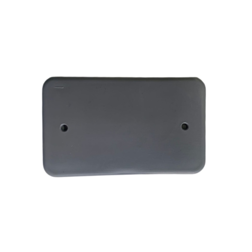 TAPA PVC 2X4 LIBRE DE HALOGENOS NEGRA    