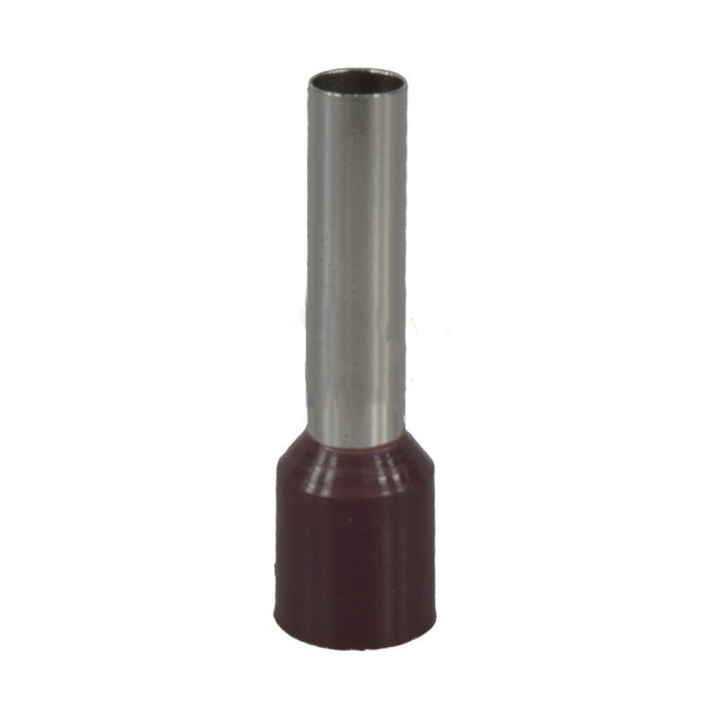 TERMINAL PLASTICA PIN HUECO 8 CAFE