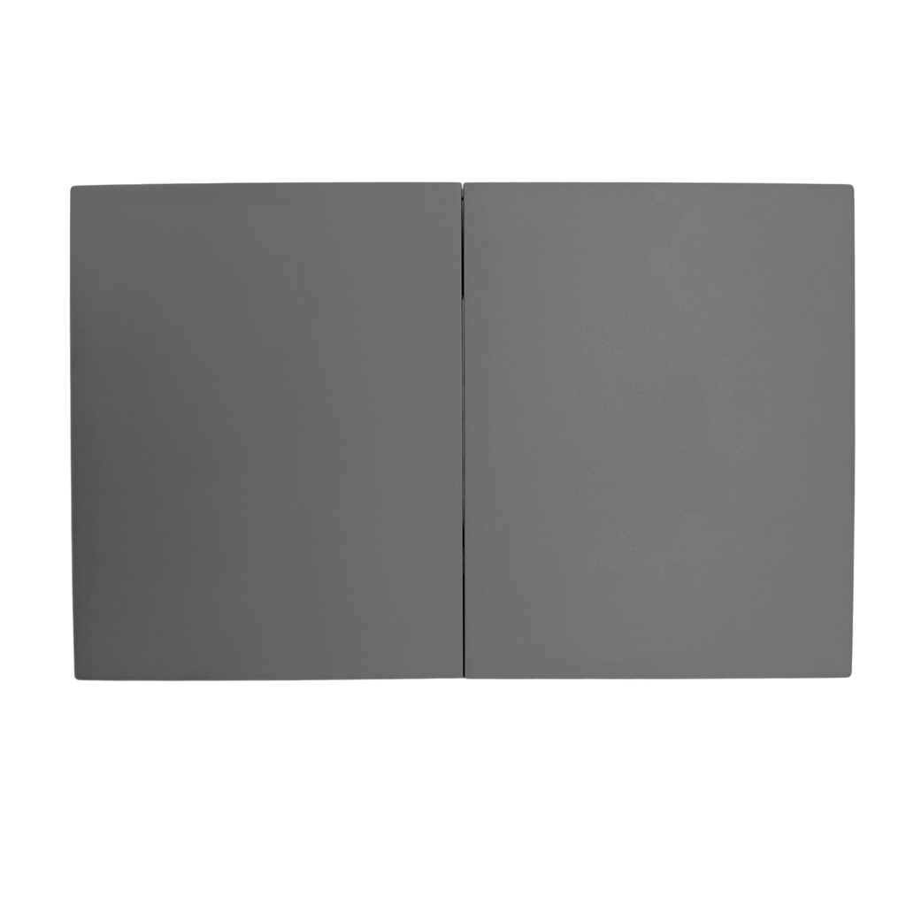 UNIF CONMUTABLE DOBLE GRIS INVISIBLE 