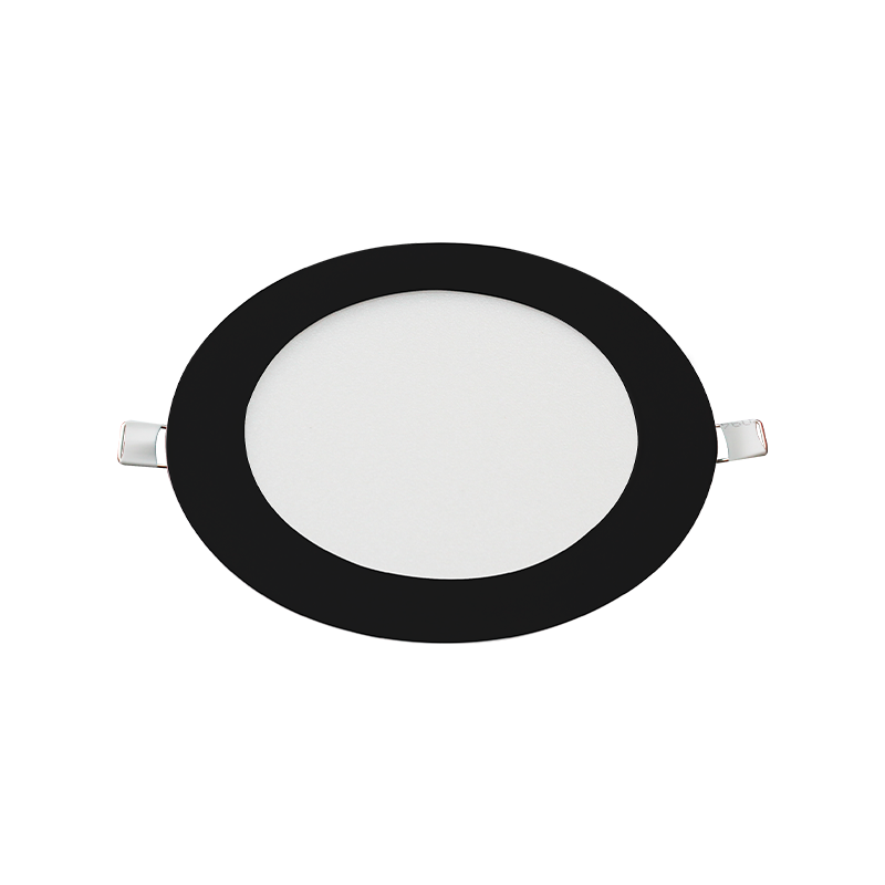 PANEL LED 18W INCRUSTAR REDONDO BORDE NEGRO