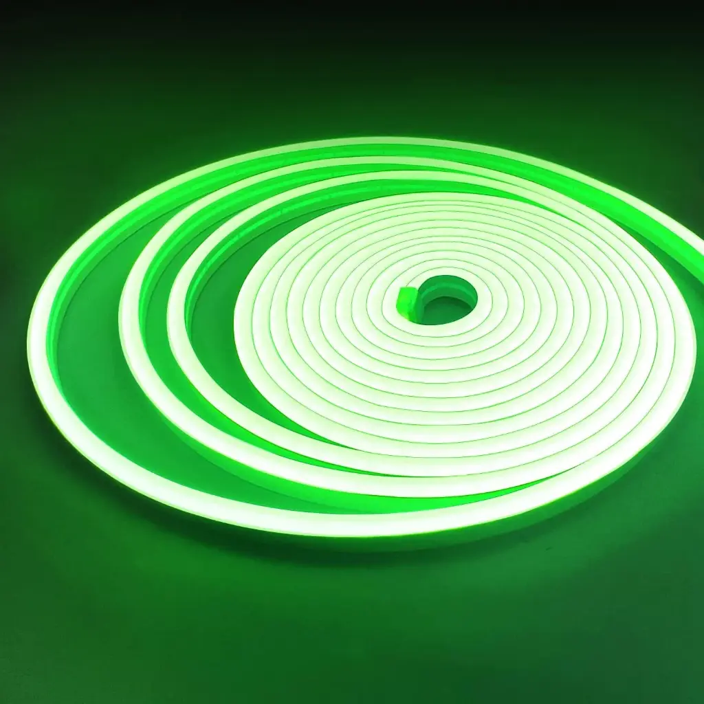 CINTA LED VERDE NEONFLEX 120V X5M