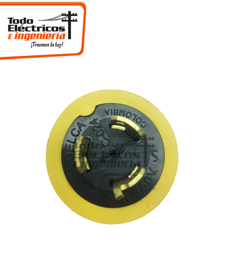 [0020029000002] MACHO DE SEGURIDAD 2X20 P/T 250V CODELCA   
