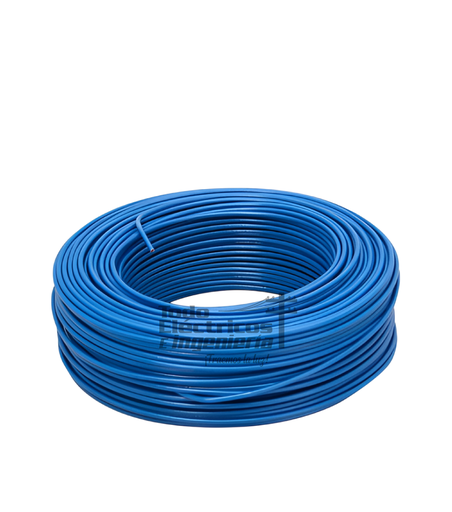 [0040044000006] ALAMBRE 14 AZUL THHN/THWN R     