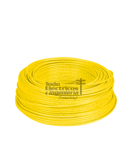[0040044000019] ALAMBRE 8 AMARILLO THHN/THWN R     