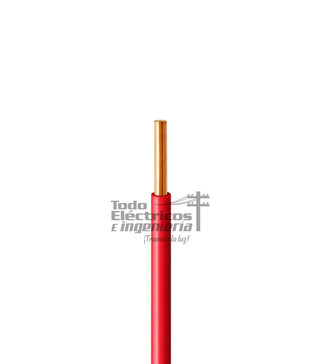 [0040045000015] ALAMBRE 10 ROJO THHN/THWN C     