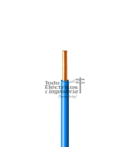 [0040045000018] ALAMBRE 10 AZUL  THHN/THWN C    