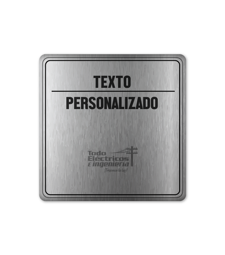 [0050051000002] AVISO 10X10 METALICO RIESGO ELECTRICO