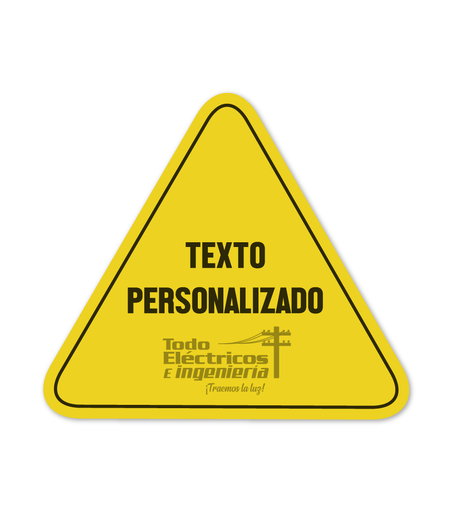 [0050052000021] AVISO 18X20 ACRILICO TRIANGULAR     