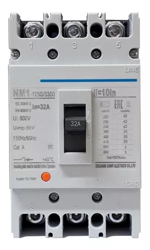 [0080814000018] BREAKER INDUSTRIAL TRIFASICO 350A     