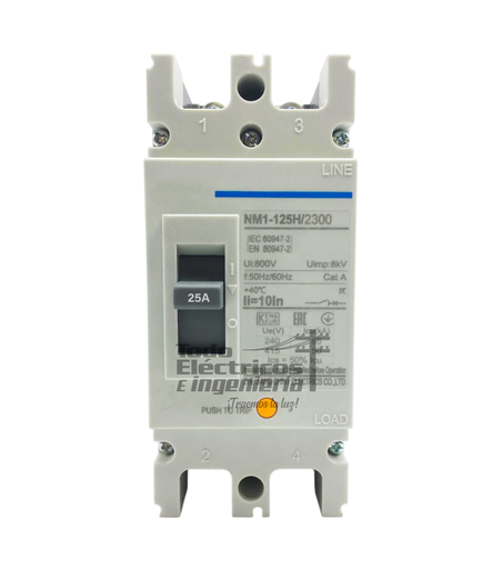 [0080817000001] BREAKER INDUSTRIAL 2 X 25A    