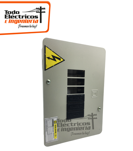 [0100108000002] TABLERO 6 CTOS SIN PUERTA SCHNEIDER    