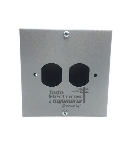 [0101026000001] TAPA CAJA TROQUELADA TOMA GRIS   
