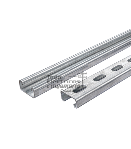 [0111134000001] PERFIL METALICO RANURADO 2X4CM X 3M    