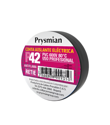 [0131310000001] CINTA NEGRA PEQUEÑA PRYSMIAN PROFESIONAL    