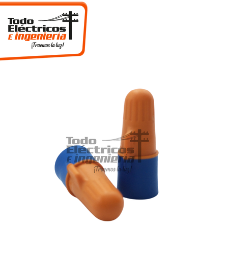 [0150154000002] CONECTOR RESORTE EMPALME NARANJA-AZUL GRANDE 3M   